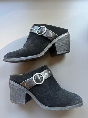Sofft Studded Heeled Mules- 7